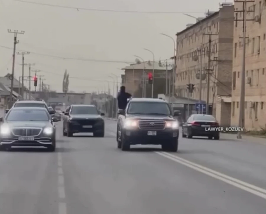 В городе Манас участников свадебного кортежа оштрафовали на 45 тысяч сомов