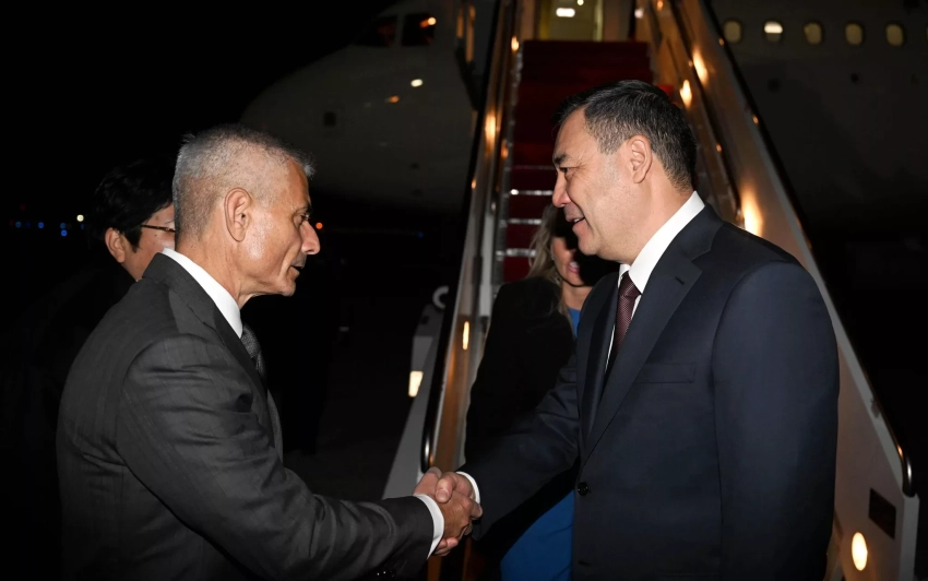 Садыр Жапаров прибыл с рабочим визитом в США