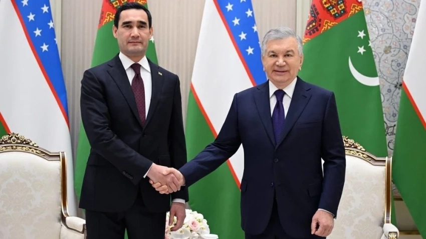 Состоялась встреча президентов Узбекистана и Туркменистана