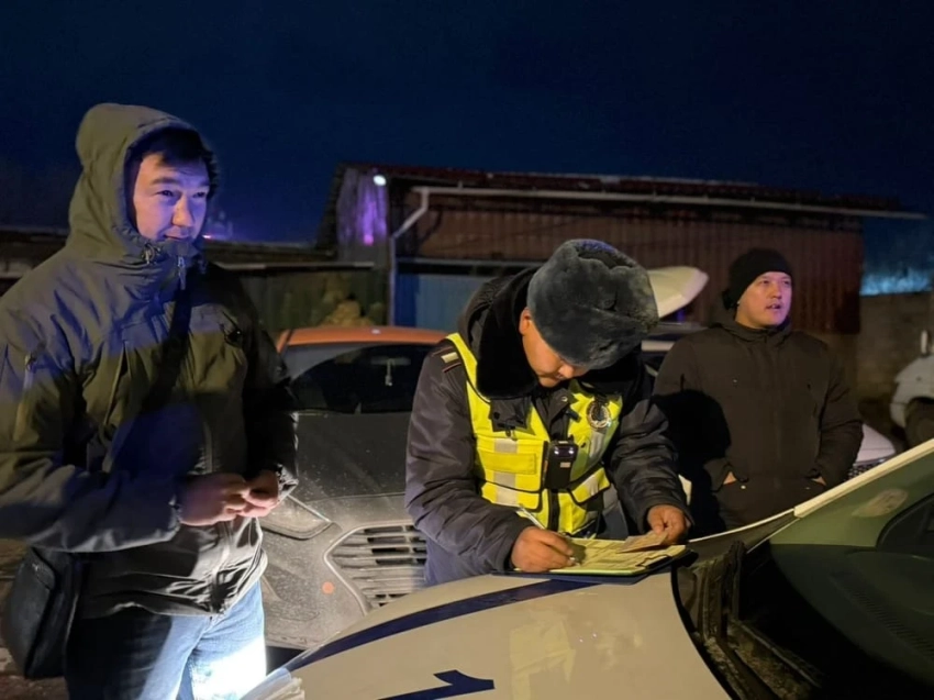 Рейд против нелегальных межрегиональных такси провели в Бишкеке