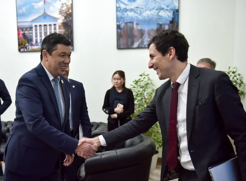 Мэр Бишкека рассказал представителям ЕБРР о проектах, реализуемых в столице