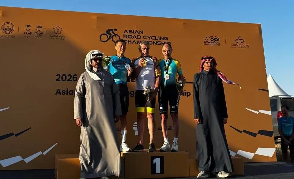 Кыргызстанец Игорь Филин завоевал золотую медаль на чемпионате Азии по велоспорту