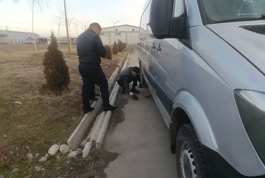 За экологические нарушения в автопарке оштрафовали бишкекскую компанию