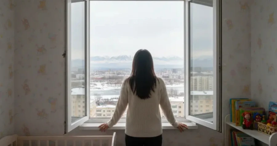 Мать сбросила двоих детей из окна пятого этажа в Таразе