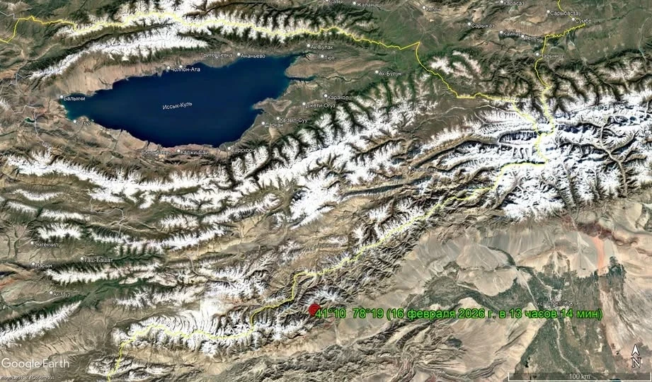Землетрясение в 4,5 балла в Китае ощутили и в некоторых селах Кыргызстана