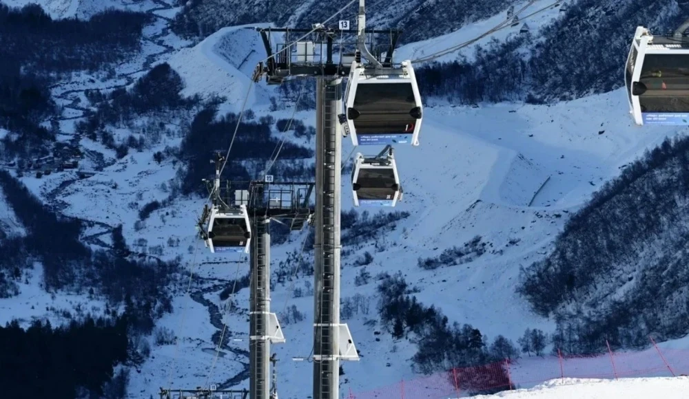 В парке "Ала-Арча" появилась новая канатная дорога