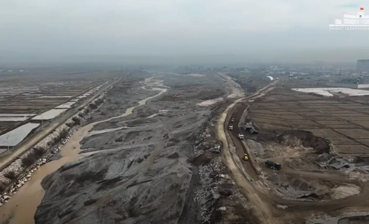 Началось строительство дороги для разгрузки въезда в город Манас